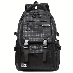 Men's Nylon Backpack Commuter Bag Large Capacity Student School Bag