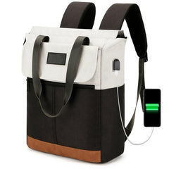 Stylish Laptop Tote Backpack Purse College School Travel Daypack Bookbag