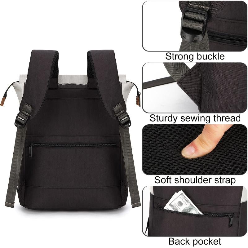 Stylish Laptop Tote Backpack Purse College School Travel Daypack Bookbag
