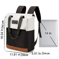 Stylish Laptop Tote Backpack Purse College School Travel Daypack Bookbag
