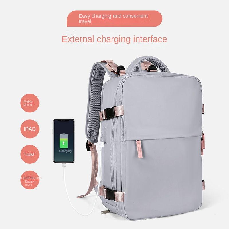 Large Capacity Backpack Computer Bag for Short Distance Travel