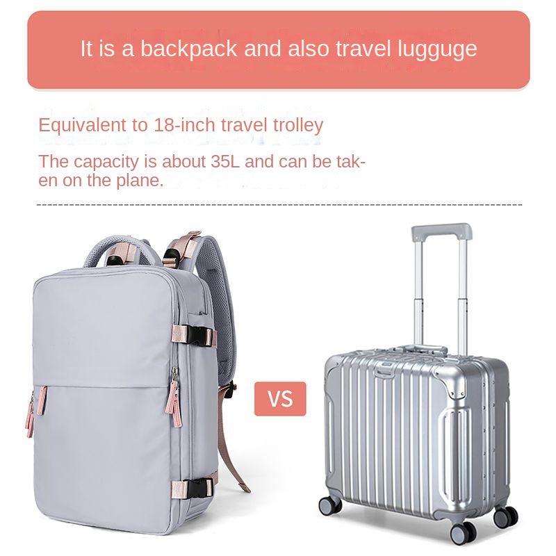 Large Capacity Backpack Computer Bag for Short Distance Travel