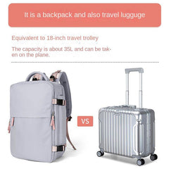 Large Capacity Backpack Computer Bag for Short Distance Travel
