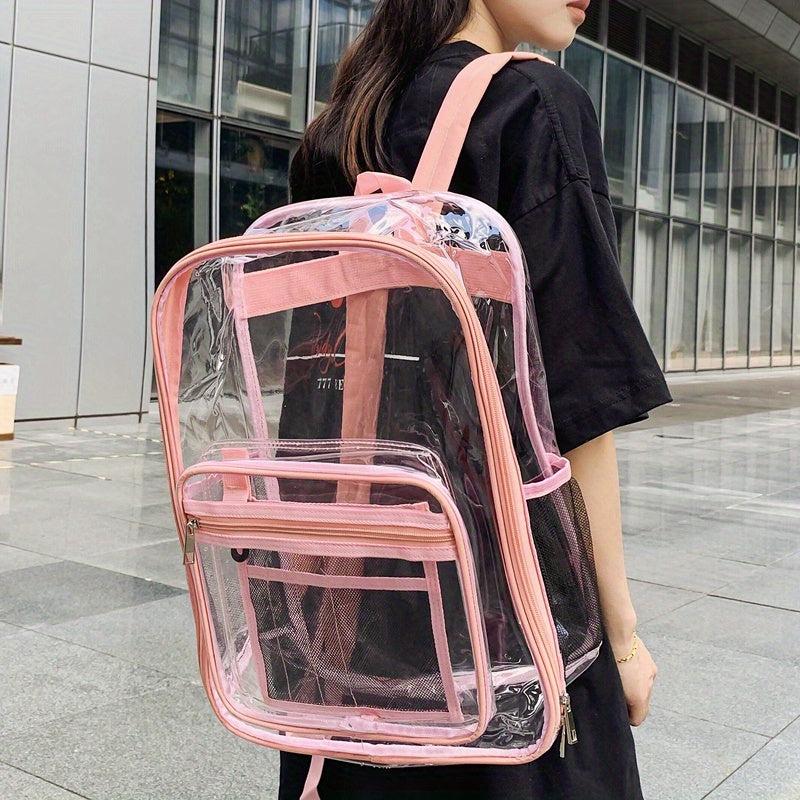 Causal Transparent Couple Backpack