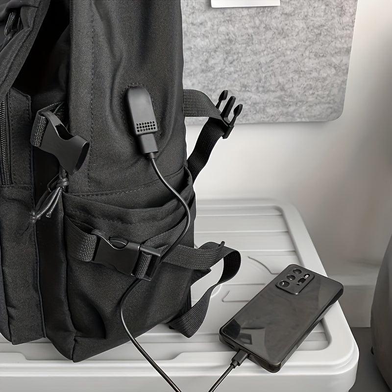 Large Capacity Casual Travel Backpack Men's Schoolbag