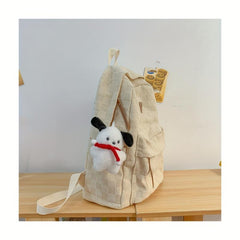 Casual Checkered School Bag Large Capacity Backpack