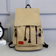 Casual Flap Backpack School Bag Travel Bag Computer Bag