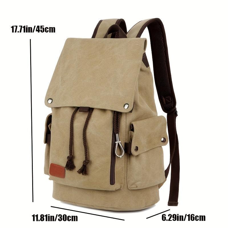 Casual Flap Backpack School Bag Travel Bag Computer Bag