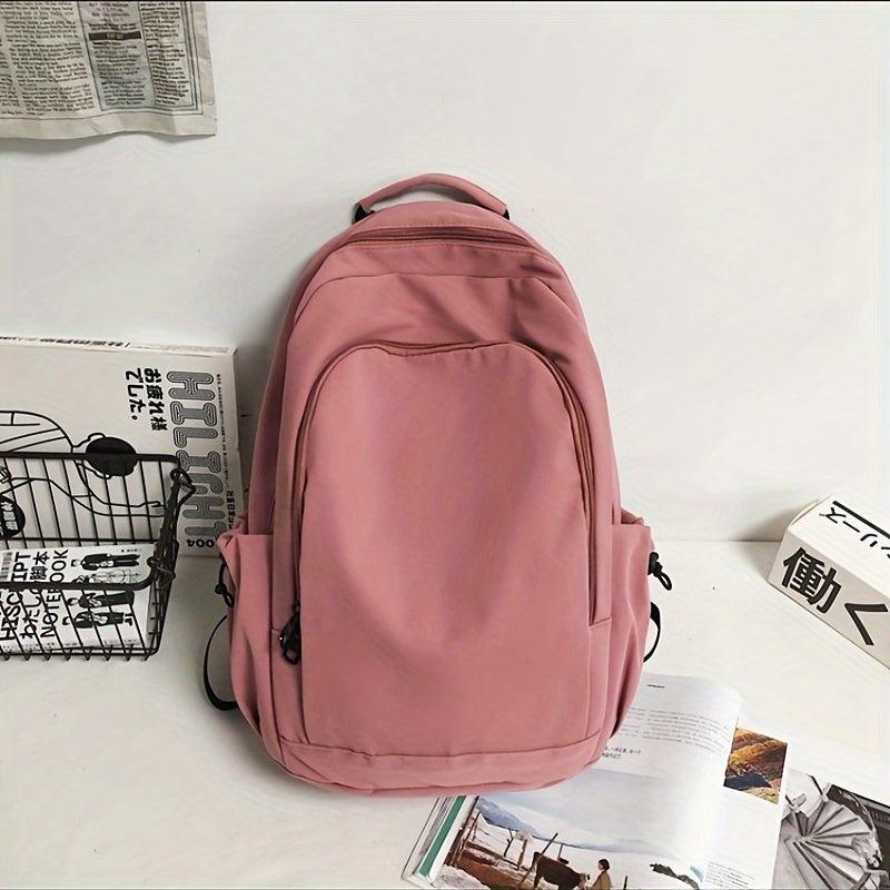 Large Capacity Waterproof Backpack with Double Zipper
