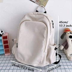 Large Capacity Waterproof Backpack with Double Zipper