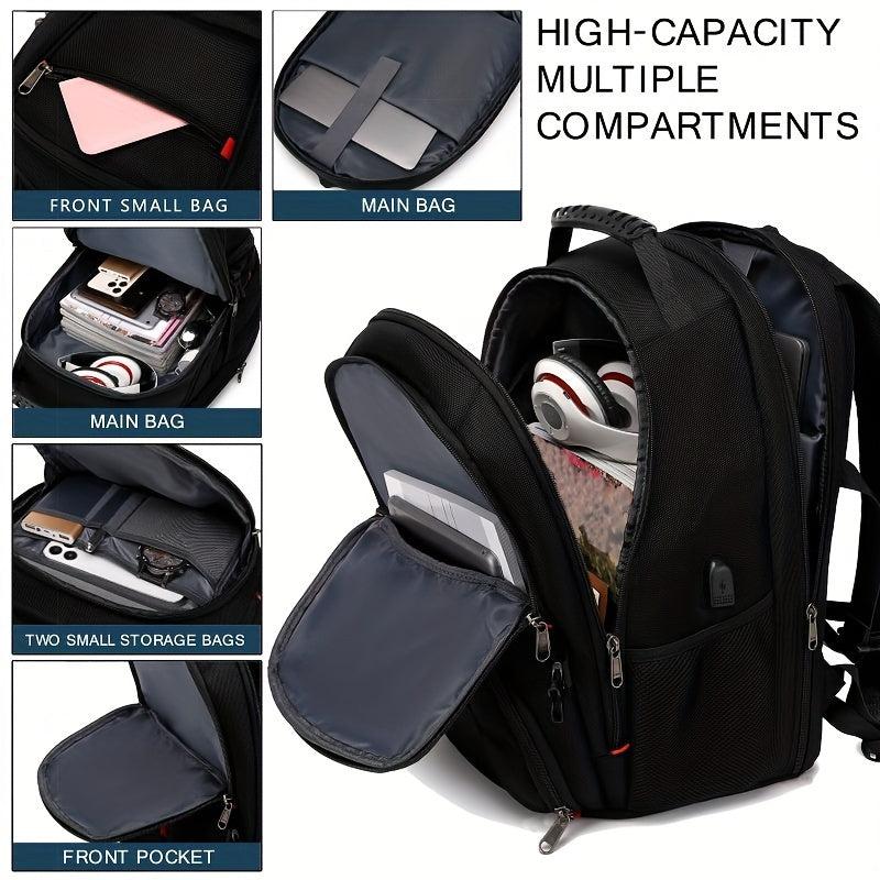 Waterproof Laptop Backpack with USB Charging