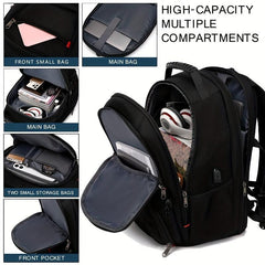 Waterproof Laptop Backpack with USB Charging