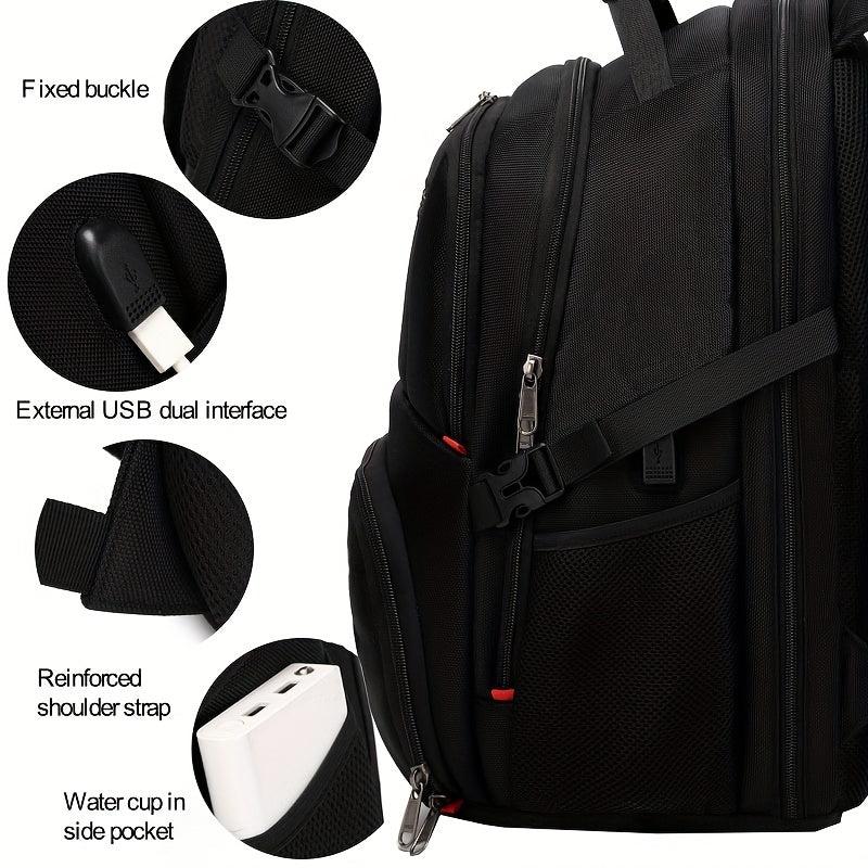 Waterproof Laptop Backpack with USB Charging