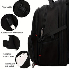 Waterproof Laptop Backpack with USB Charging
