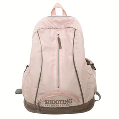 Nylon Vintage Backpack Soft Surface Large Capacity School Commuter Bag