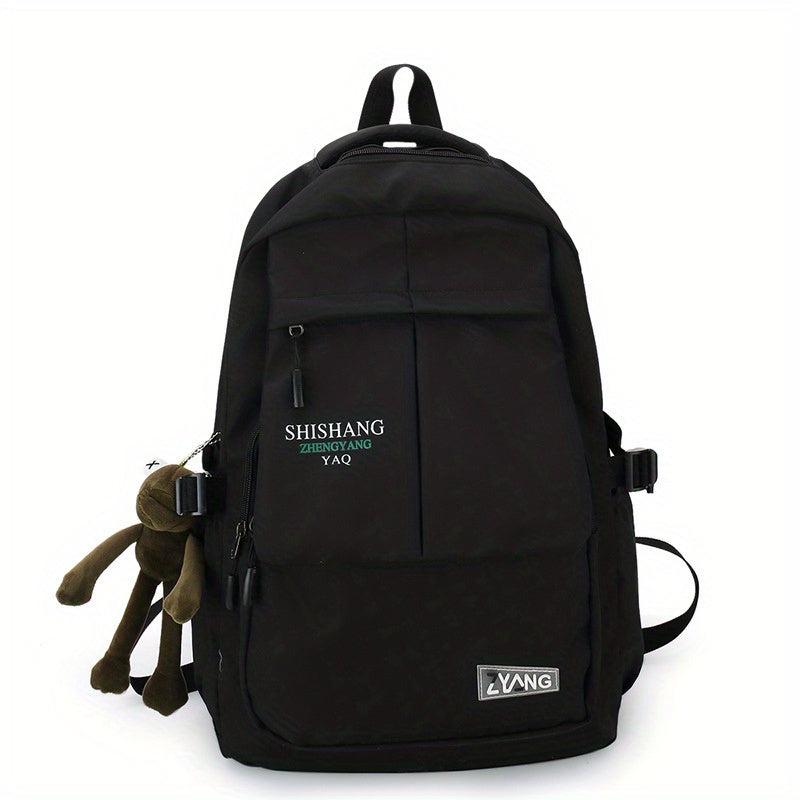 Contrast Backpack Large Capacity SchoolBag For Students