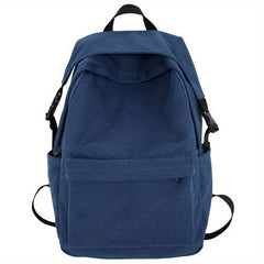 Retro Solid Canvas Sports Backpack