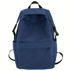Retro Solid Canvas Sports Backpack