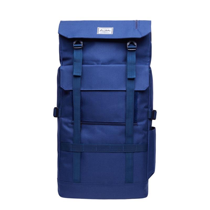 KAUKKO Roll Top Backpack Expandable Capacity Casual Daypack School Backpack