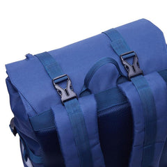 KAUKKO Roll Top Backpack Expandable Capacity Casual Daypack School Backpack