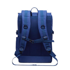 KAUKKO Roll Top Backpack Expandable Capacity Casual Daypack School Backpack
