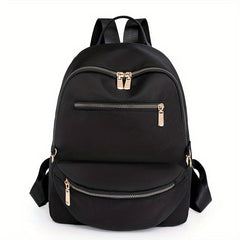 2pcs Causal Backpack With Wash Bag Set Large Capacity Outdoor Backpack