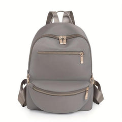 2pcs Causal Backpack With Wash Bag Set Large Capacity Outdoor Backpack