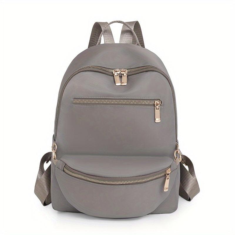 2pcs Causal Backpack With Wash Bag Set Large Capacity Outdoor Backpack