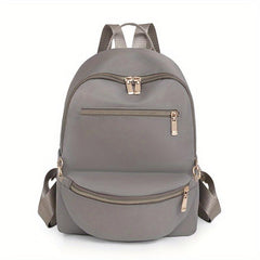 2pcs Causal Backpack With Wash Bag Set Large Capacity Outdoor Backpack