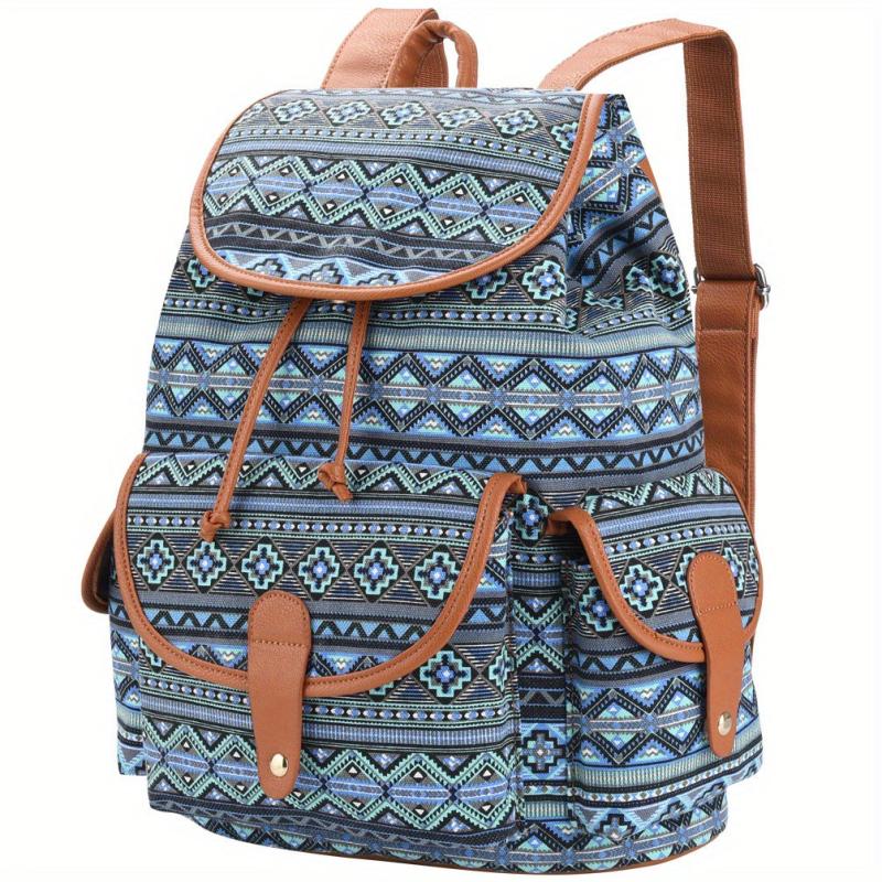 Canvas Backpack Casual Shoulders Bag Travel Daypack Fashionable School Bag