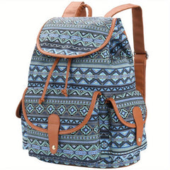 Canvas Backpack Casual Shoulders Bag Travel Daypack Fashionable School Bag