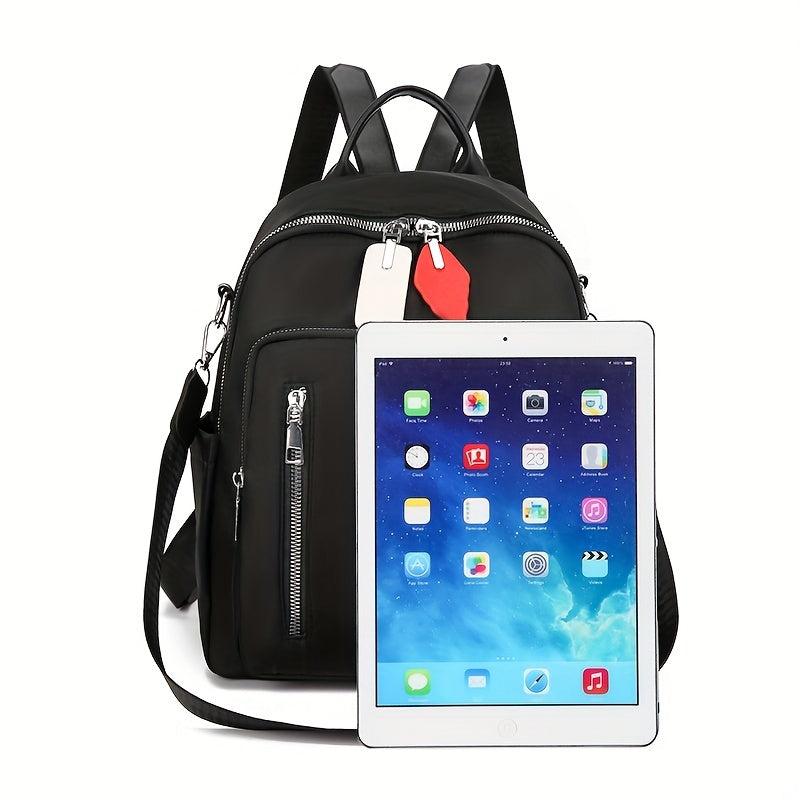 Solid Backpack Casual Minimalist Travel Bag