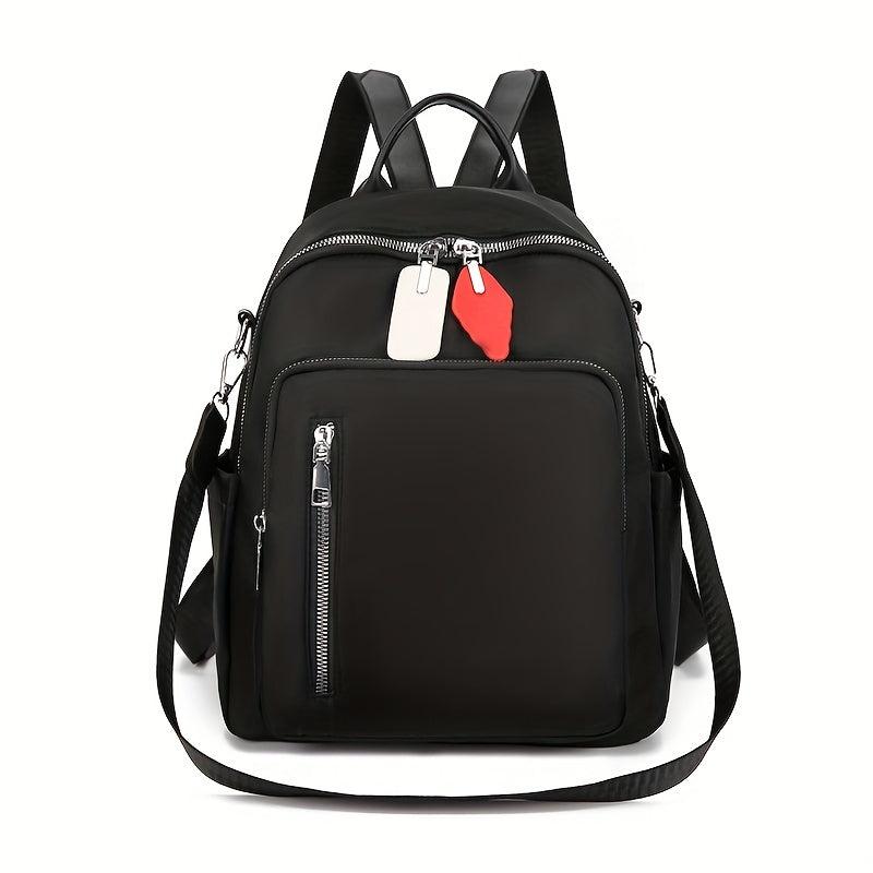 Solid Backpack Casual Minimalist Travel Bag