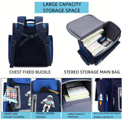 Kids Astronaut Backpack Large Capacity School Bag