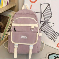 Waterproof High School Students Backpack Boys Girls