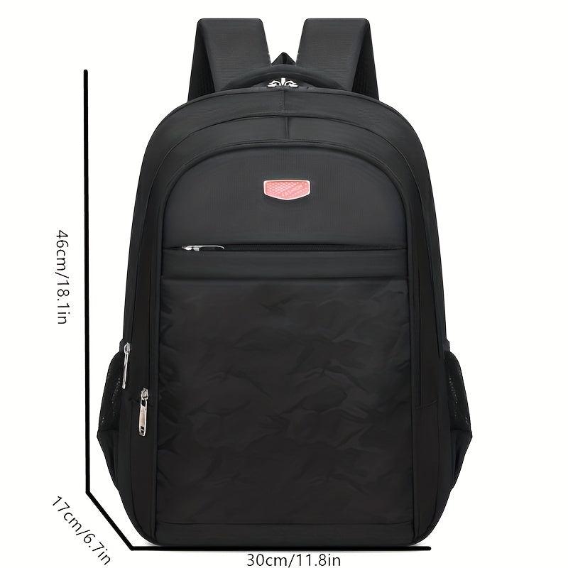 Casual Solid Backpack Large Capacity Outdoor Backpack