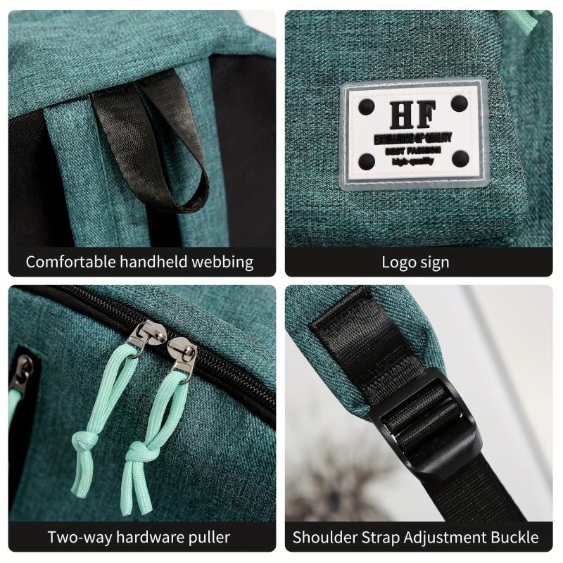 Soft Fabric Computer Backpack Large Capacity Casual Daypack Business Backpack