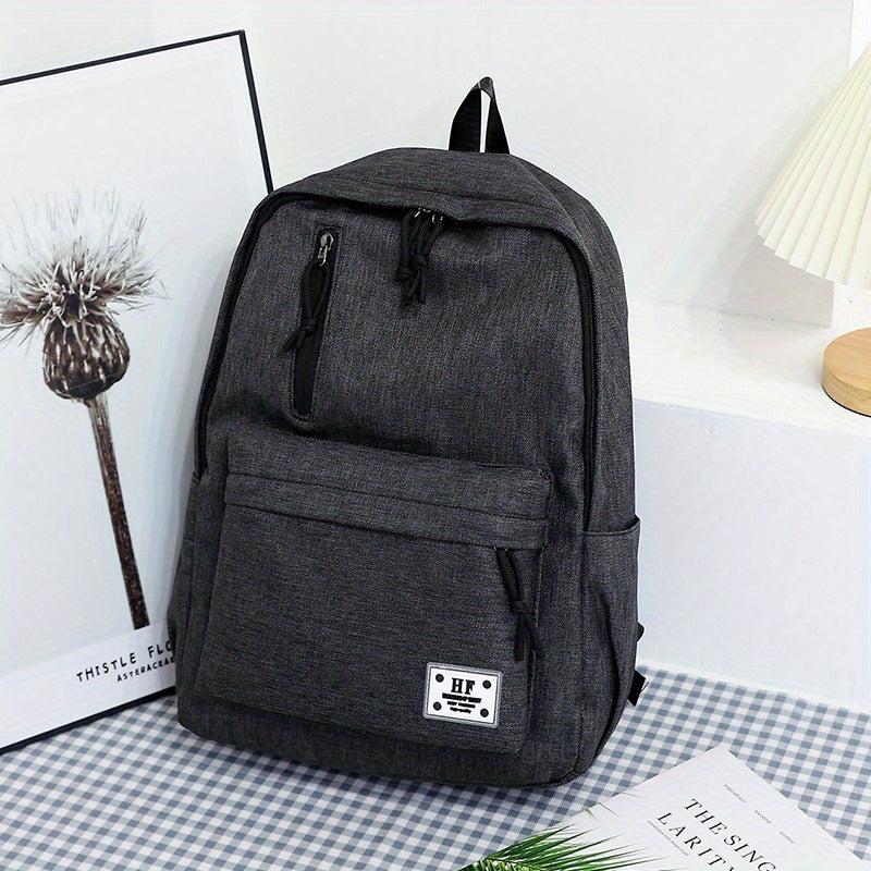 Soft Fabric Computer Backpack Large Capacity Casual Daypack Business Backpack