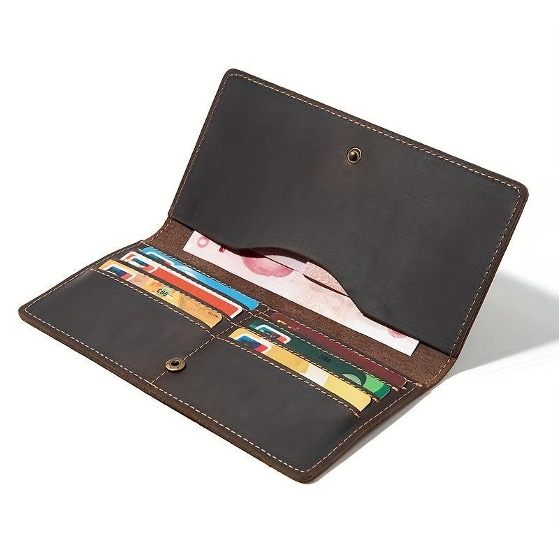 Men Long Wallet Card Money Coin Purse Money Clip Clutch Bag