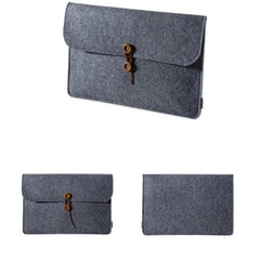 Ultra Thin Felt Laptop Bag With Pockets Business Briefcase