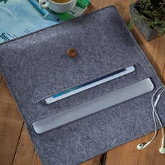 Ultra Thin Felt Laptop Bag With Pockets Business Briefcase