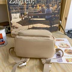 Preppy Style Large Capacity School Backpack