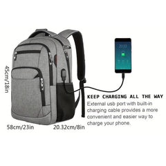 45 72 Cm Travel Laptops Backpack with USB Charging Port Water Resistant