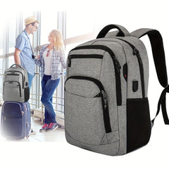 45 72 Cm Travel Laptops Backpack with USB Charging Port Water Resistant