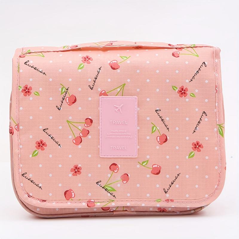 Portable Folding Travel Toiletry Bag Hanging Storage Bag Cosmetics Bag