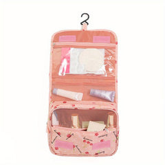 Portable Folding Travel Toiletry Bag Hanging Storage Bag Cosmetics Bag