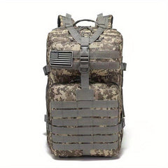 Large Capacity Camouflage Tactical Hiking Backpack - Men/Women