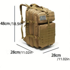 Large Capacity Camouflage Tactical Hiking Backpack - Men/Women