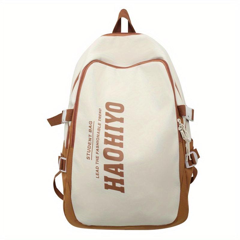 Sporty Style Backpack Large Capacity For Short Trip Men's Women's Student