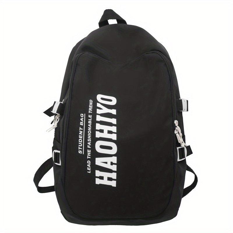 Sporty Style Backpack Large Capacity For Short Trip Men's Women's Student
